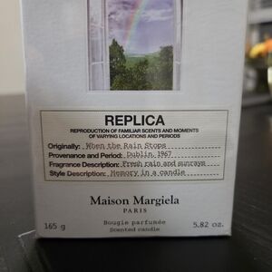 Maison Martin Margiela Replica When the Rain Stops Scented Candle - White